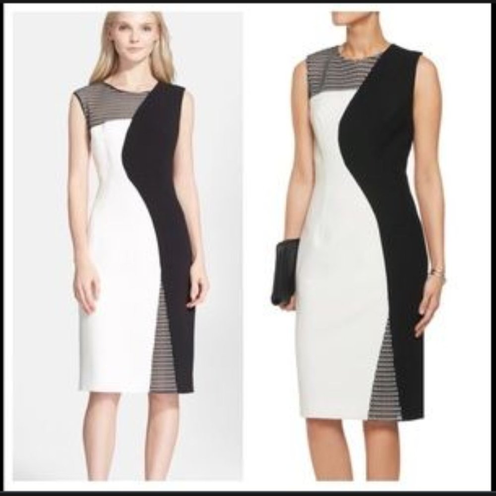 Milly Mesh Helix dress